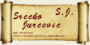 Srećko Jurčević vizit kartica